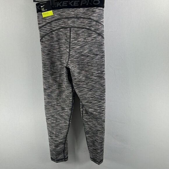 Women's Fitted Space-Dyed Cropped Tights Black  - Sz S - NWT - Picture 6 of 7